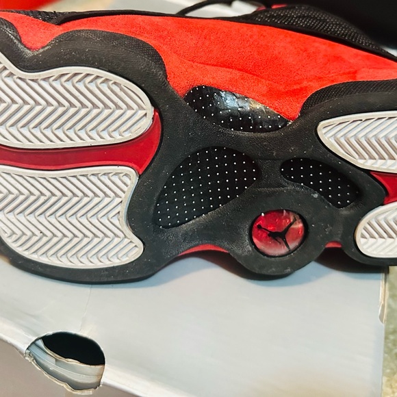 Nike AirJordan 13 Retro Men’s Size 8.5 36088-3-04Red Black Slightly used no odor - Picture 4 of 5